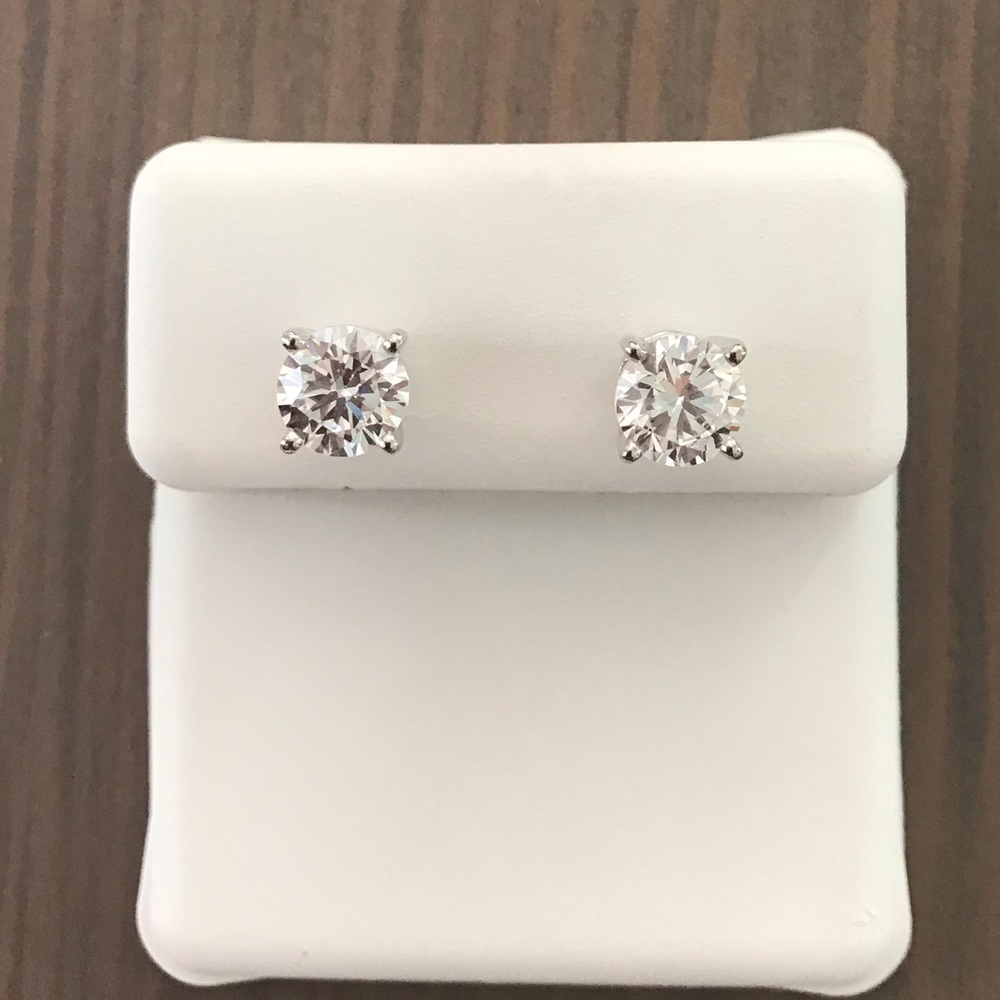 Stunning Diamond-like CZ Studs